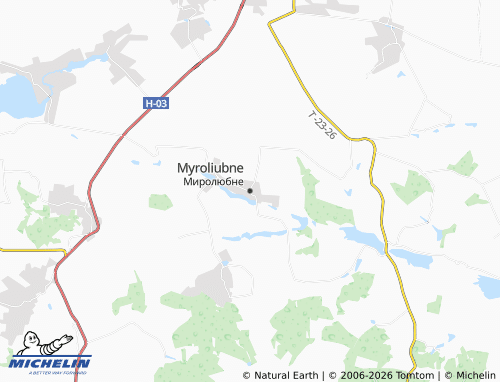 Carte MICHELIN Myroliubne - ViaMichelin