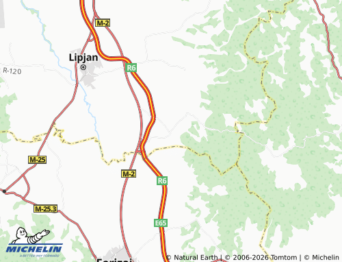 Carte MICHELIN Gadime e Ulët - ViaMichelin
