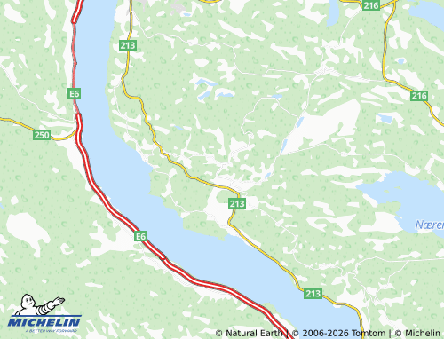 MICHELIN Bakstad map - ViaMichelin