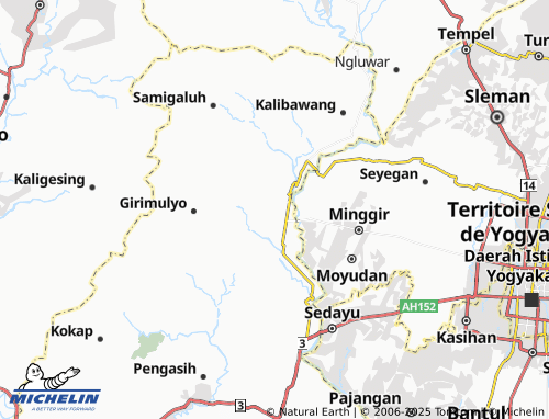 MICHELIN Nanggulan map - ViaMichelin