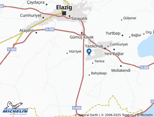 MICHELIN Zafer map - ViaMichelin