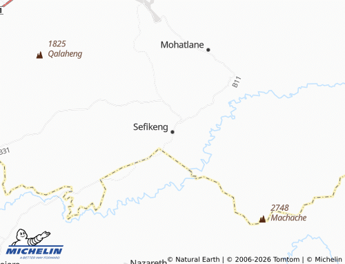 MICHELIN-Landkarte Sefikeng - ViaMichelin