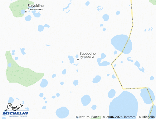 MICHELIN-Landkarte Subbotino - ViaMichelin