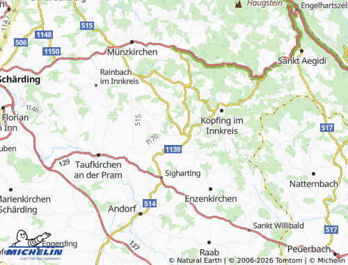 MICHELIN-Landkarte Raad - ViaMichelin