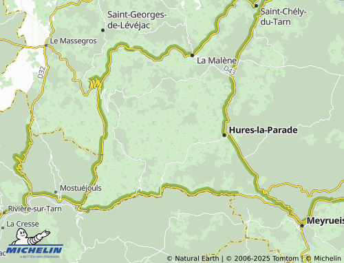 Carte MICHELIN La Volpilière - ViaMichelin
