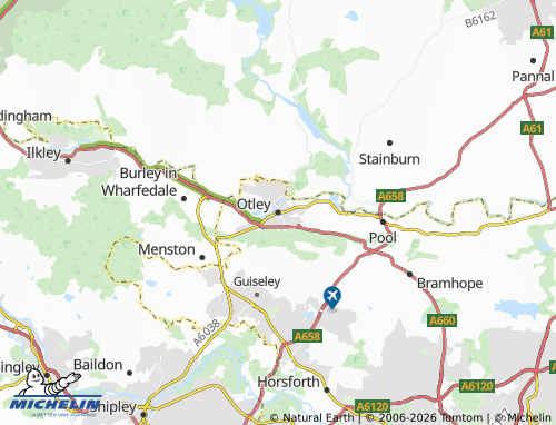 Carte MICHELIN Otley - ViaMichelin