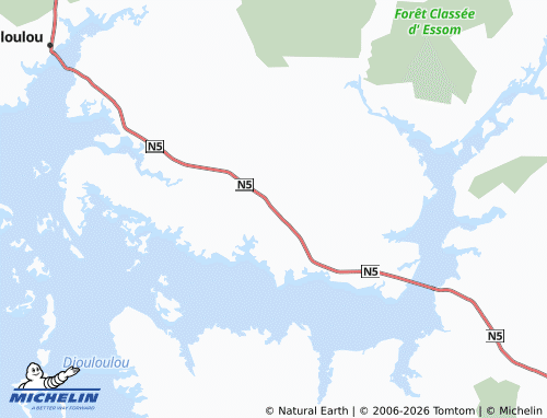 Mapa MICHELIN Djinaki - ViaMichelin