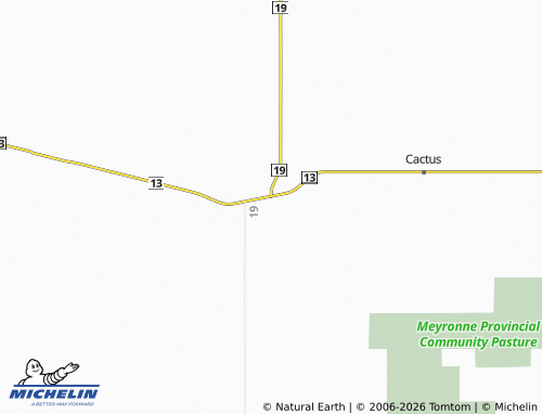 MICHELIN-Landkarte Kincaid - ViaMichelin
