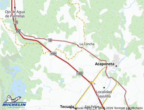 MICHELIN Gabriel Leyva Solano map - ViaMichelin