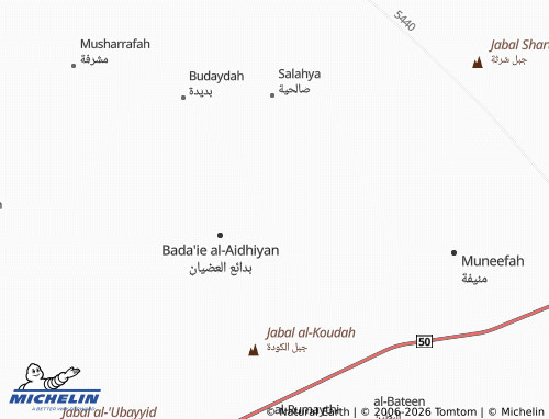MICHELIN-Landkarte al-Khaleefah - ViaMichelin