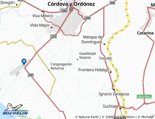 Mappa MICHELIN Guadalupe Victoria - ViaMichelin