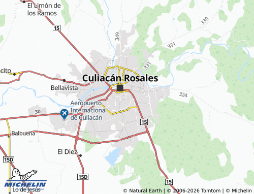 MICHELIN Antonio Rosales map - ViaMichelin