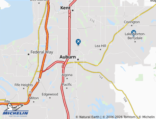 Mappa MICHELIN Auburn - ViaMichelin