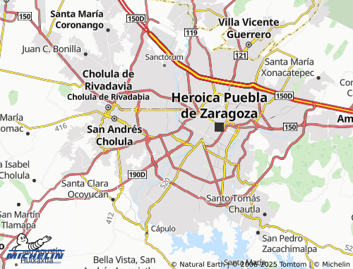 MICHELIN Del Arte map - ViaMichelin