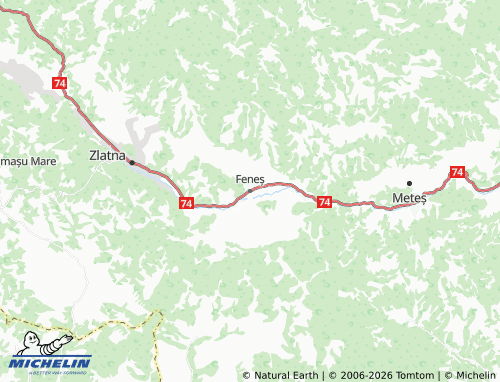 Mapa MICHELIN Feneș - ViaMichelin