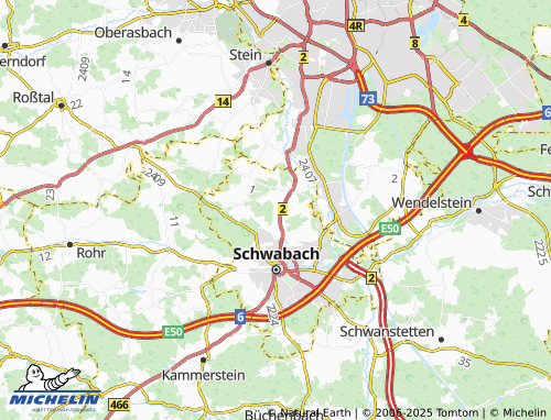 MICHELIN Raubershof map - ViaMichelin