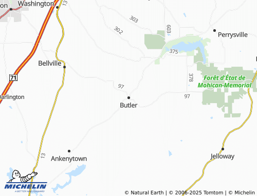 MICHELIN Butler map - ViaMichelin