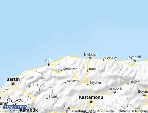 Mappa MICHELIN Doğanyurt - ViaMichelin