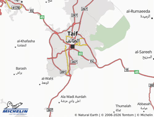 Carte MICHELIN alhadayiq - ViaMichelin