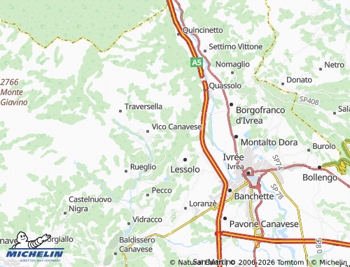 Mapa MICHELIN Brosso - ViaMichelin