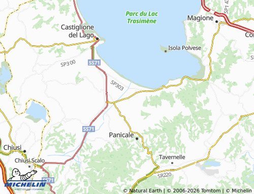 MICHELIN Panicarola map - ViaMichelin