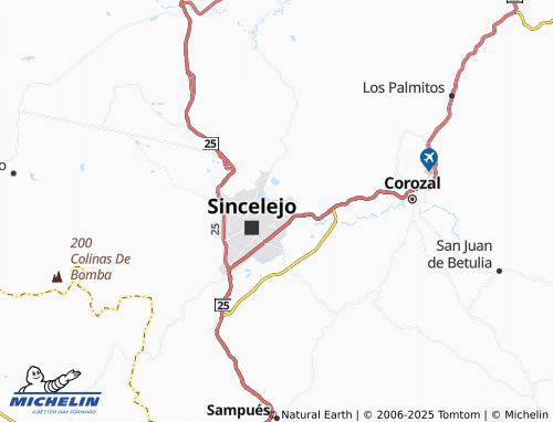 MICHELIN Urbanización Caja Agraria map - ViaMichelin