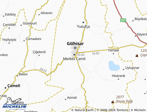 Mappa MICHELIN Armutlu - ViaMichelin