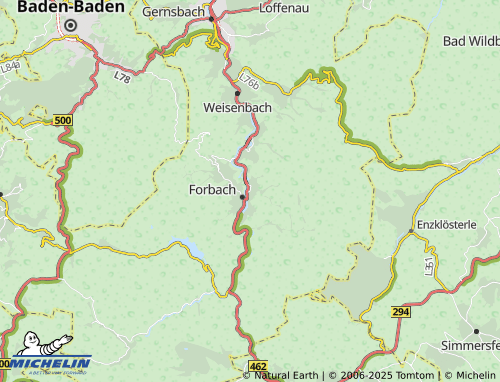 MICHELIN Gausbach map - ViaMichelin