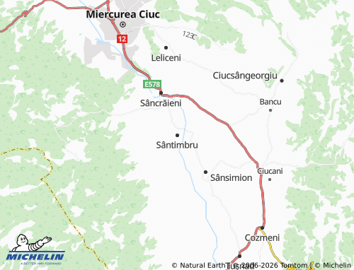 Mappa MICHELIN Sântimbru - ViaMichelin