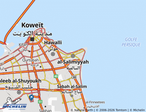 Kaart MICHELIN al-Salimiyyah - ViaMichelin
