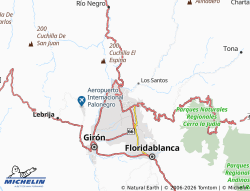 MICHELIN San Cristóbal map - ViaMichelin