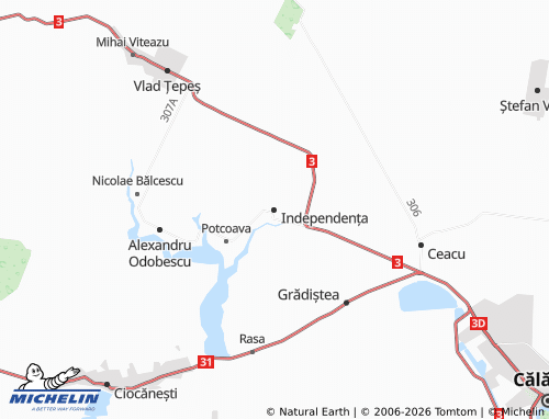 Mappa MICHELIN Independența - ViaMichelin