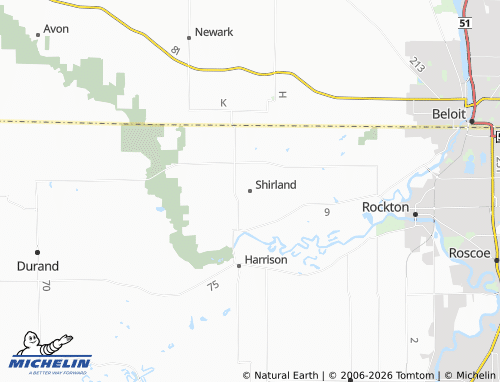 Mappa MICHELIN Shirland - ViaMichelin
