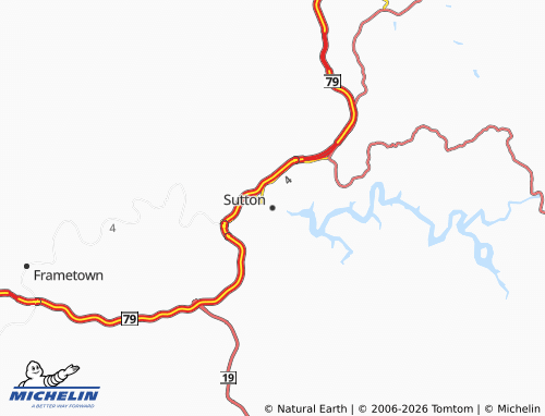 Mapa MICHELIN Sutton - ViaMichelin