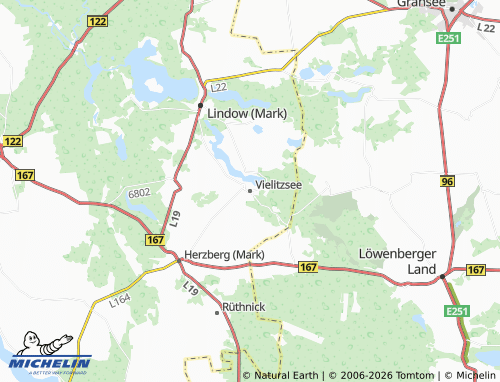 MICHELIN Vielitzsee map - ViaMichelin