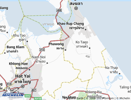 MICHELIN Phawong map - ViaMichelin