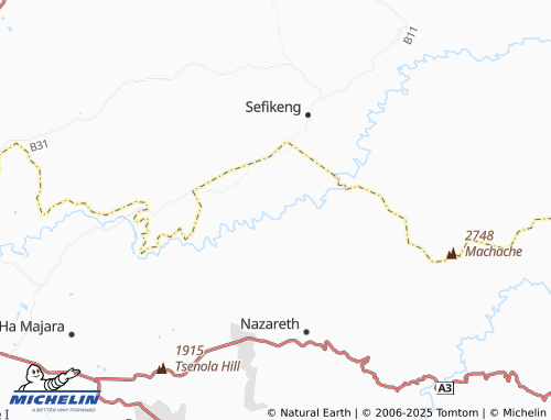 MICHELIN Seeiso map - ViaMichelin