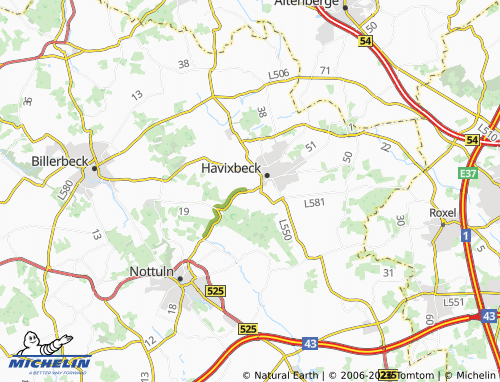 MICHELIN Lasbeck map - ViaMichelin