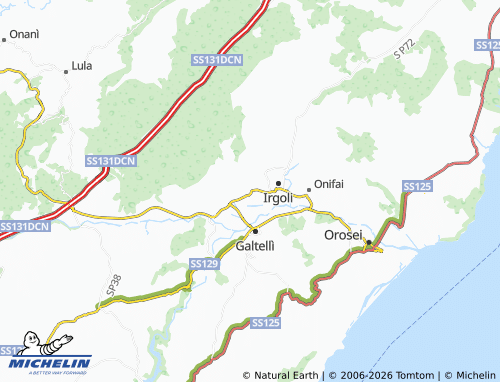 MICHELIN Loculi map - ViaMichelin