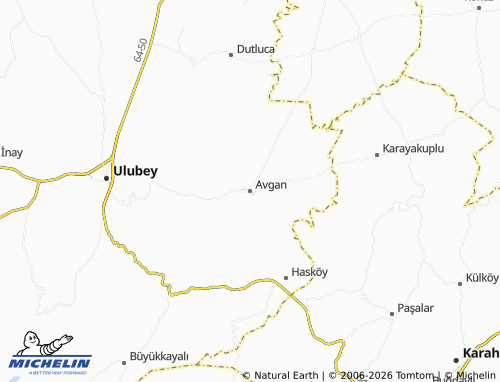 Mappa MICHELIN Avgan - ViaMichelin