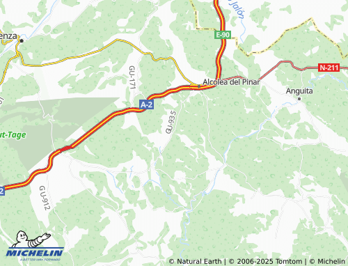 MICHELIN Villaverde del Ducado map - ViaMichelin