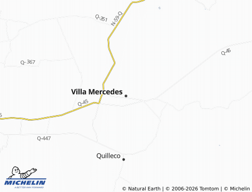 MICHELIN Villa Mercedes map - ViaMichelin