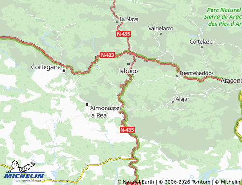 MICHELIN Aguafría map - ViaMichelin
