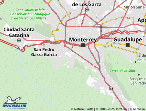 MICHELIN Residencial La Ceiba map - ViaMichelin