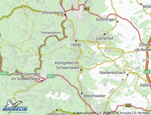 Carte MICHELIN Ruine Waldau - ViaMichelin