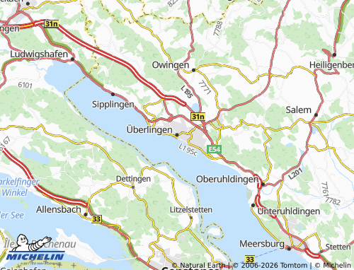 MICHELIN-Landkarte Überlingen - ViaMichelin