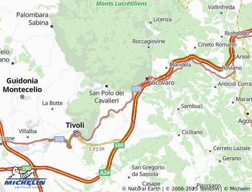 Carte MICHELIN Cerreto - ViaMichelin