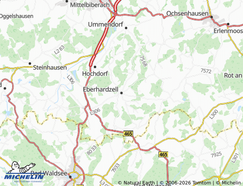 Mapa MICHELIN Eberhardzell - ViaMichelin
