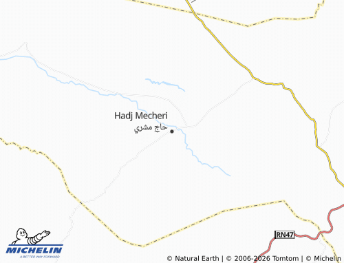 Carte MICHELIN Hadj Mecheri - ViaMichelin