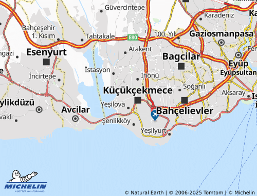 MICHELIN Sultan Murat map - ViaMichelin